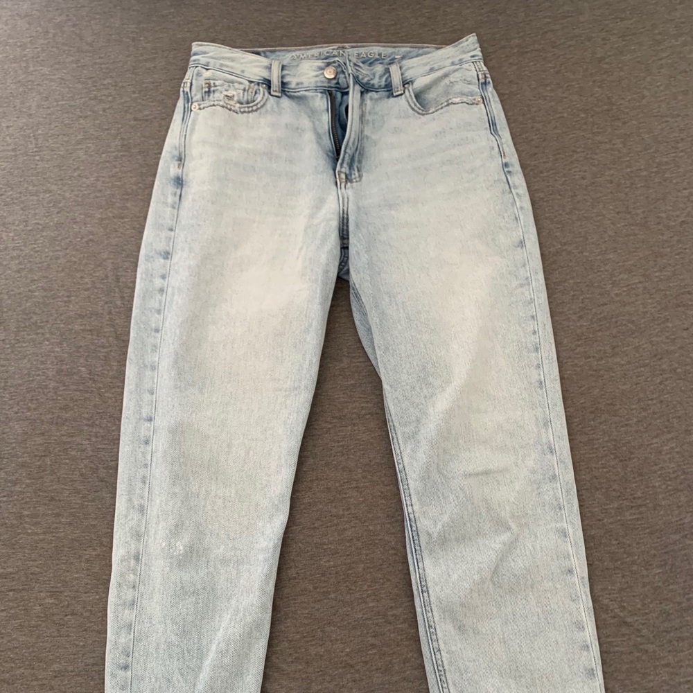 American Eagle high rise mom jeans